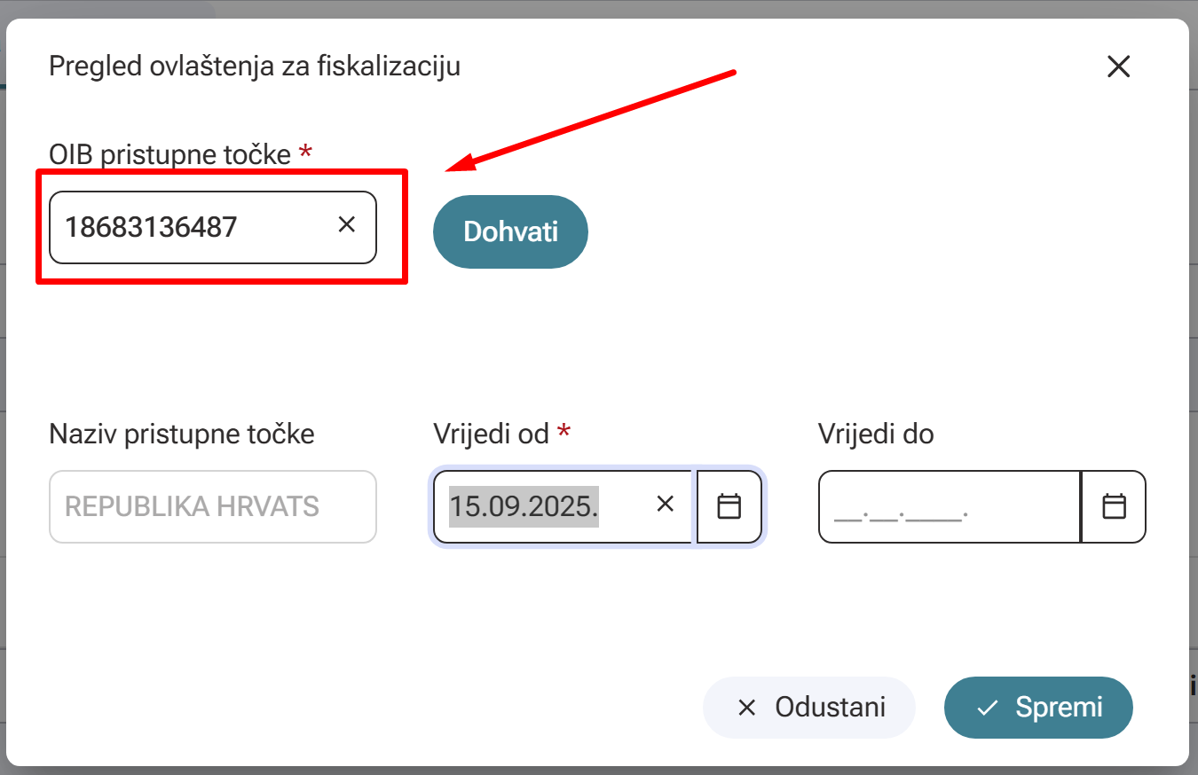 Ovlaštenje za fiskalizaciju eRačuna