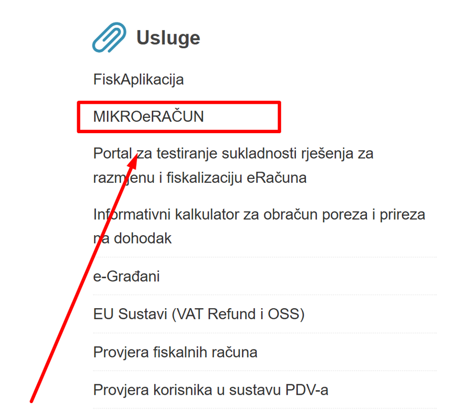 Odabir mikroeračun aplikacije na ePoreznoj
