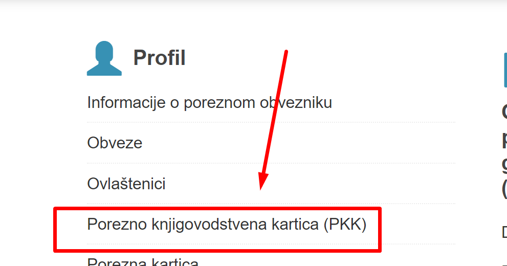 Porezno knjigovodstvena kartica