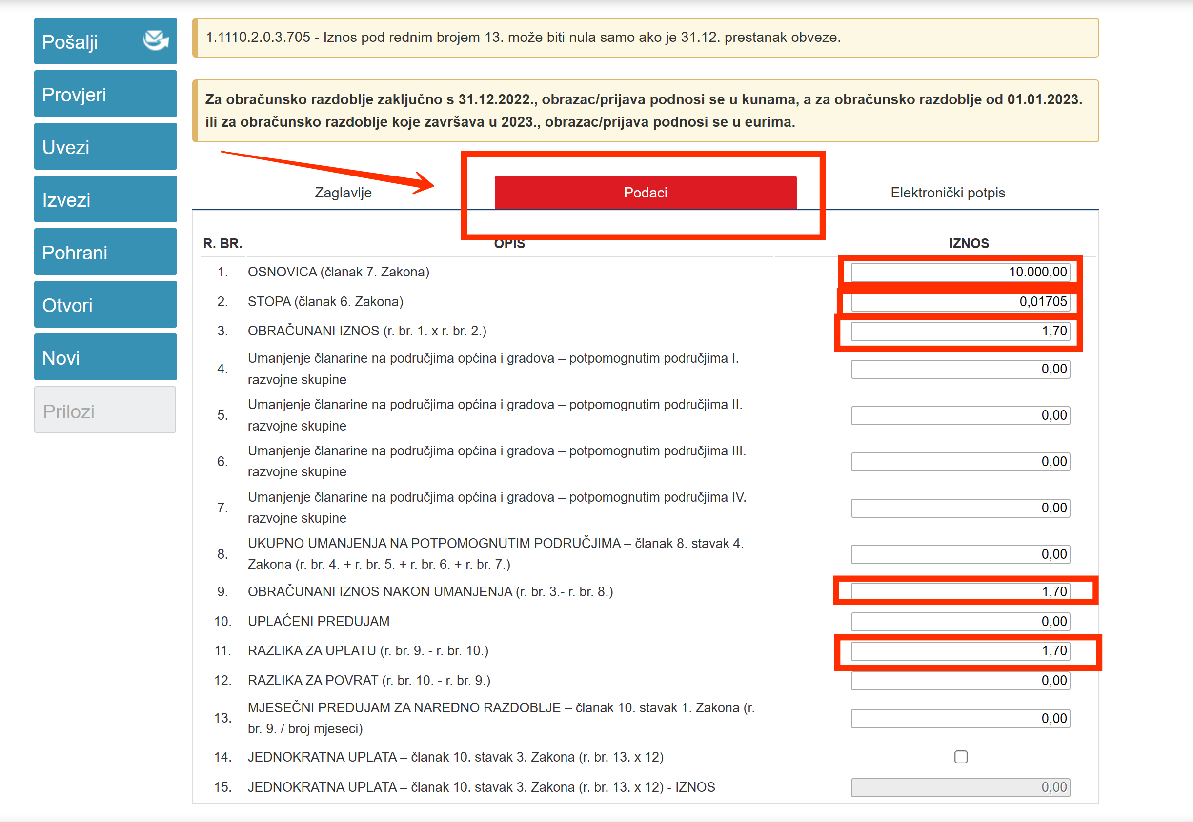 TZ1 drugi tab